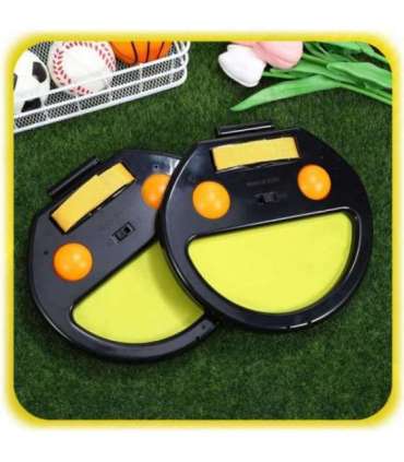 WOOPIE Catch Ball osavusmäng – viska ja püüa kahele, 2 reketit + 4 palli