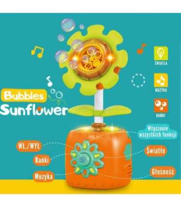 WOOPIE интерактивный подсолнух — машина для мыльных пузырей