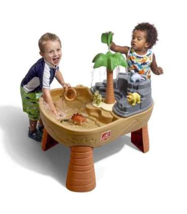 Dinosauruste pargi veelaud, vee-liivakast, Step2 purskkaev