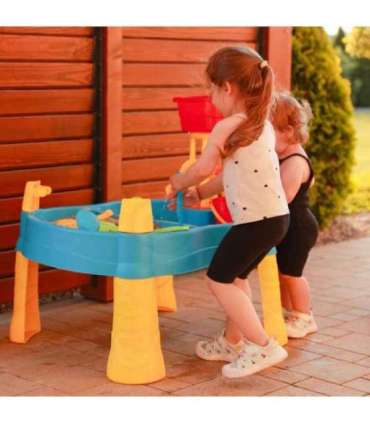 WOOPIE 2 в 1: водный стол и песочница с мельницей, 14 аксессуаров