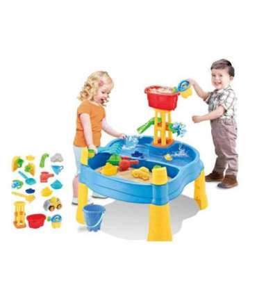 WOOPIE 2-ühes veemängulaud ja liivakast vesiveskiga, 14 tarvikut