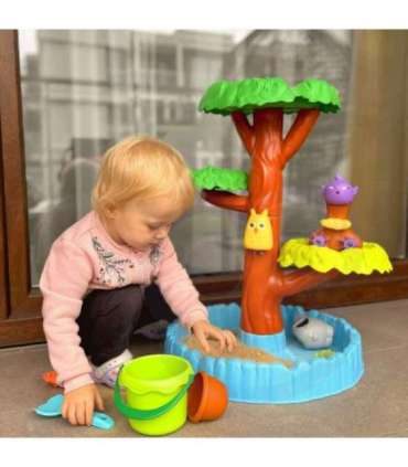 WOOPIE водный столик 2 в 1 и песочница 'Весёлое деревце' - 8 аксессуаров