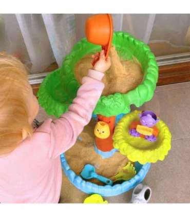 WOOPIE 2-ühes veelaud ja liivakast 'Rõõmus puu' - 8 tarvikut