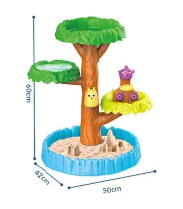 WOOPIE водный столик 2 в 1 и песочница 'Весёлое деревце' - 8 аксессуаров