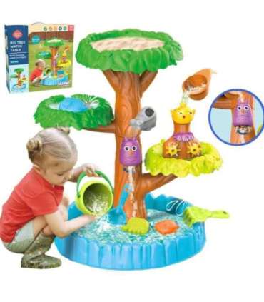 WOOPIE 2-ühes veelaud ja liivakast 'Rõõmus puu' - 8 tarvikut