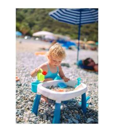 WOOPIE Veelaud 2-ühes liivakast, 7 osa.