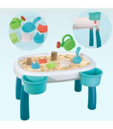 WOOPIE Водный столик 2 в 1 Песочница, 7 предметов.