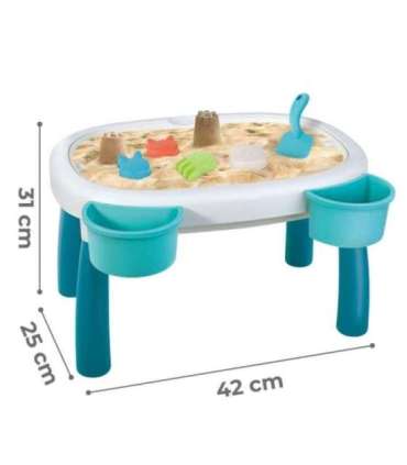 WOOPIE Водный столик 2 в 1 Песочница, 7 предметов.