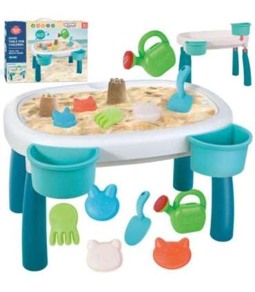 WOOPIE Водный столик 2 в 1 Песочница, 7 предметов.