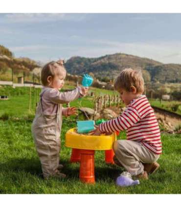 WOOPIE 2 в 1: водный столик и песочница — пиратский корабль, 8 аксессуаров.