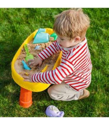 WOOPIE 2 в 1: водный столик и песочница — пиратский корабль, 8 аксессуаров.