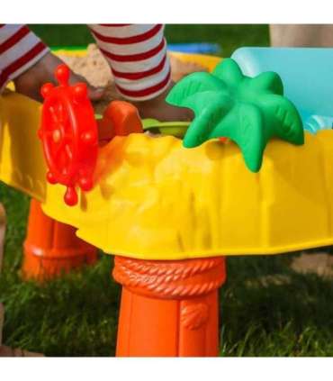 WOOPIE 2-ühes veelaud ja liivakast — piraadilaev, 8 tarvikut.