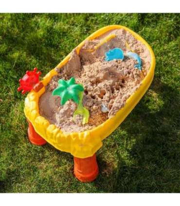 WOOPIE 2-ühes veelaud ja liivakast — piraadilaev, 8 tarvikut.