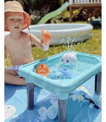 WOOPIE 3 в 1 водный столик, песочница, игра ловля рыбок, 6 шт.