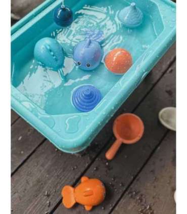 WOOPIE 3 в 1 водный столик, песочница, игра ловля рыбок, 6 шт.
