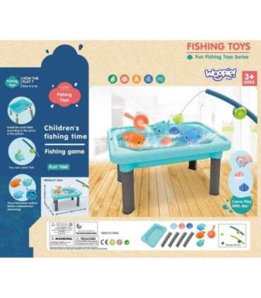 WOOPIE 3 в 1 водный столик, песочница, игра ловля рыбок, 6 шт.