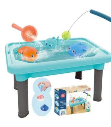 WOOPIE 3-ühes veelaud, liivakast, kalapüügimäng, 6 osa