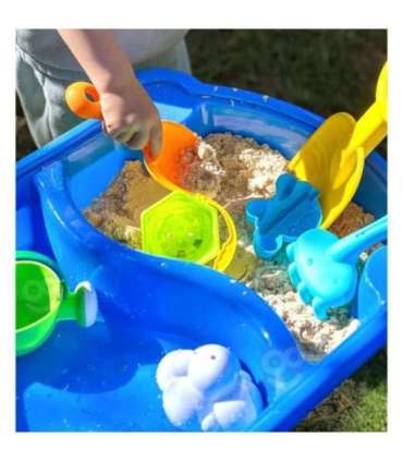WOOPIE 2 в 1: водный столик и песочница, 9 аксессуаров