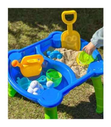 WOOPIE 2 в 1: водный столик и песочница, 9 аксессуаров