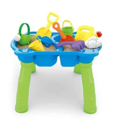 WOOPIE 2 в 1: водный столик и песочница, 9 аксессуаров