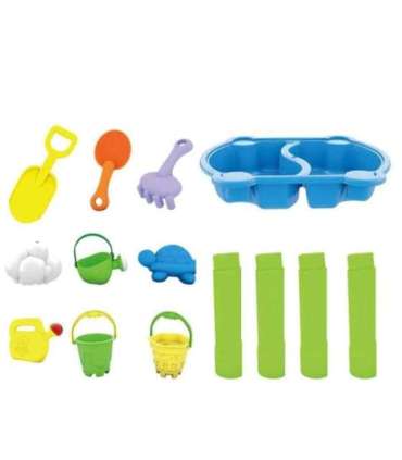 WOOPIE 2 в 1: водный столик и песочница, 9 аксессуаров