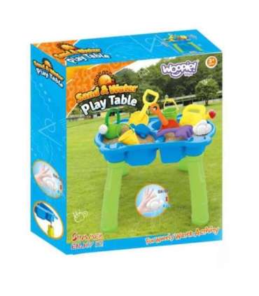 WOOPIE 2-ühes veelaud ja liivakast, 9 tarvikut