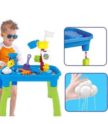 WOOPIE столик для воды 2 в 1 и песочница (пиратский корабль) с 6 аксессуарами