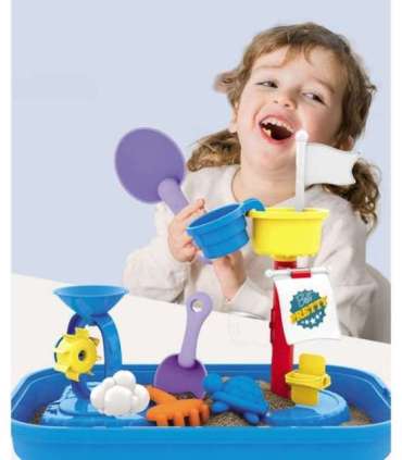 WOOPIE столик для воды 2 в 1 и песочница (пиратский корабль) с 6 аксессуарами