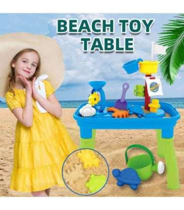 WOOPIE 2-ühes veelaud ja liivakast (piraadilaev) 6 aksessuaariga