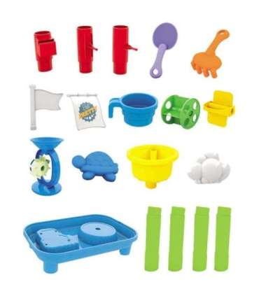 WOOPIE столик для воды 2 в 1 и песочница (пиратский корабль) с 6 аксессуарами