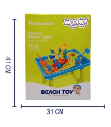 WOOPIE 2-ühes veelaud ja liivakast Palma, 18 osa.