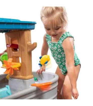 Step2 водный стол с насадкой-дождевателем, ведерком и воронкой + животные
