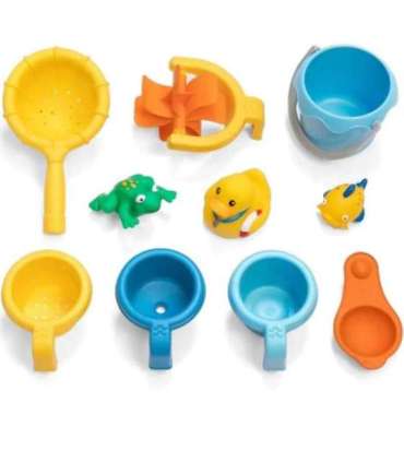 Step2 водный стол с насадкой-дождевателем, ведерком и воронкой + животные