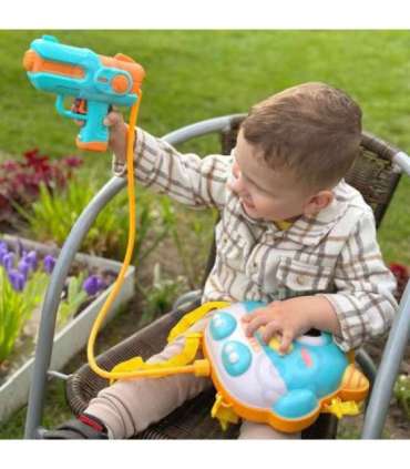 WOOPIE veepüstol UFO MONSTER seljakotiga - maht 2,1 l