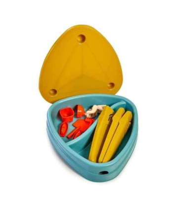 FEBER водный столик с крышкой CASUAL 4-в-1 — песочница, письменный стол, пикниковый столик, аксессуары