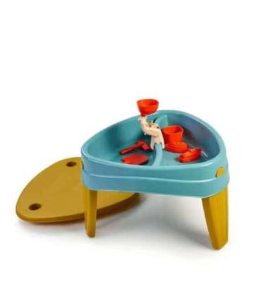 FEBER водный столик с крышкой CASUAL 4-в-1 — песочница, письменный стол, пикниковый столик, аксессуары