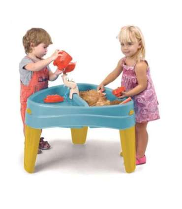 FEBER veelaud kaanega CASUAL 4-ühes — liivakast, kirjutuslaud, piknikulaud, tarvikud