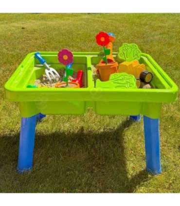 WOOPIE 2 в 1: водный столик и песочница, 13 аксессуаров