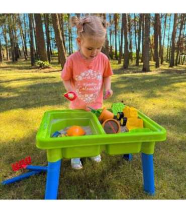 WOOPIE 2 в 1: водный столик и песочница, 13 аксессуаров