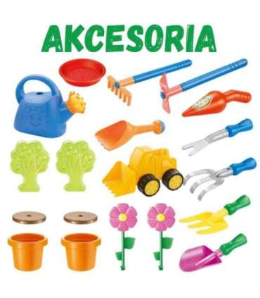 WOOPIE 2-ühes veelaud ja liivakast 13 tarvikuga