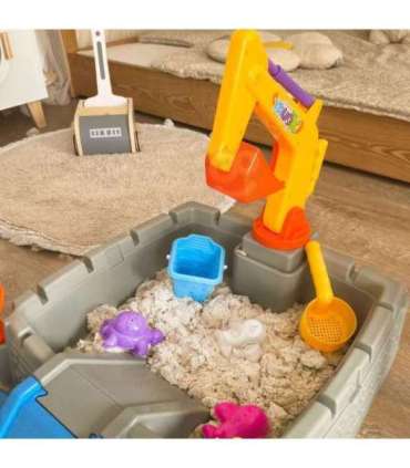 WOOPIE Портативная песочница в виде замка, закрывающаяся + 9 аксессуаров