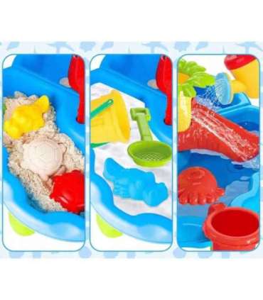 WOOPIE 2-ühes veelaud ja liivakast koos tooliga — veepark delfiiniga