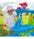 WOOPIE Водный столик 4-в-1, песочница с водопадом, XL, 4-уровневый, дельфин