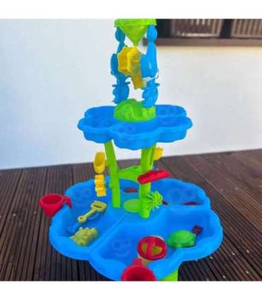 WOOPIE 2-ühes veelaud - liivakast ja purskkaev, XXL veepark delfiiniga