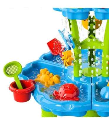 WOOPIE 2-ühes veelaud - liivakast ja purskkaev, XXL veepark delfiiniga