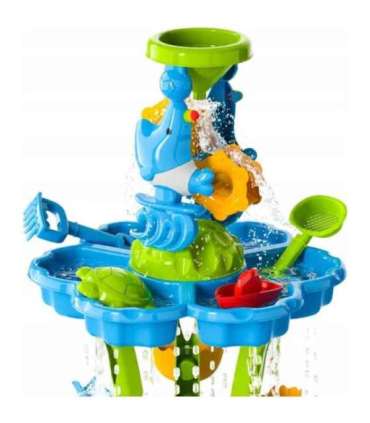 WOOPIE 2-в-1 водный столик - песочница и фонтан, XXL аквапарк с дельфином