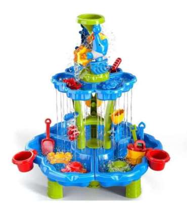 WOOPIE 2-в-1 водный столик - песочница и фонтан, XXL аквапарк с дельфином