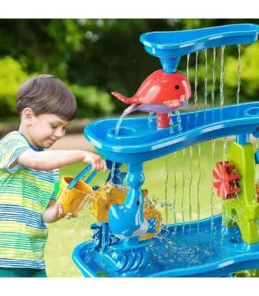 WOOPIE Suur akvapark veelaud 6-ühes liivakast veejuga veerada 6-astmeline moodulne