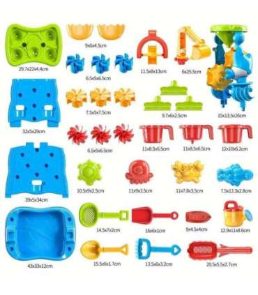 WOOPIE Водопад XXL Водная стена 2-в-1 Водный стол