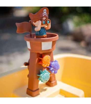 WOOPIE водный столик 2 в 1 и песочница — XL пиратский корабль с машинкой для мыльных пузырей